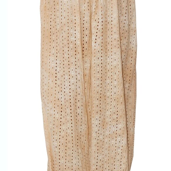 Free People Sweet Tea Eyelet Washed Lounge Trousers Embroidered Pants XS - Picture 6 of 7